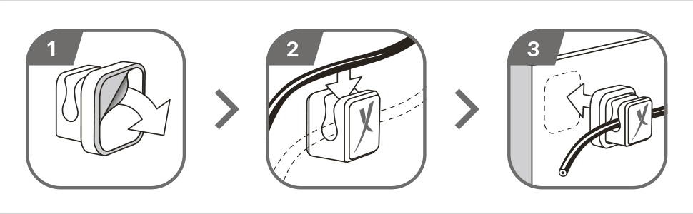 cord holder for nightstand