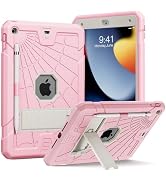 SIBEITU Case Compatible with iPad 9th Generation for Kids, with Pencil Holder Stand, Heavy Duty R...
