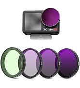 YINGSHIJIANG Pro ND/CPL Filter Kit for DJI Osmo Action 4/Osmo Action 5 Pro: Includes ND8, ND16, N...