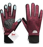 Bruvoalon Winter Gloves for Women & Men, 3M Thermal Insulation, Lycra Fabric, Touchscreen, Anti-Slip