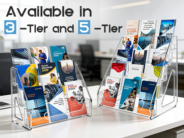 the rack is available in 3 tier and 5 tier, you can choose which you need