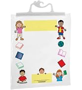 Really Good Stuff Hang Up Clear Plastic Bags Store Student Materials, Books, Center Activities