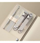 4 Pcs Manicure Set Stainless Steel Nail Clippers, Beauty Tool Portable Set Professional Grooming ...
