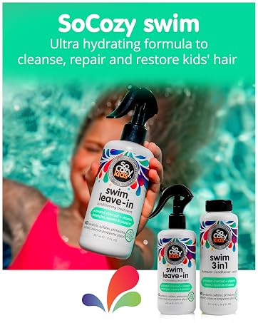 SoCosy hair care products swim shampoo conditioner leave in