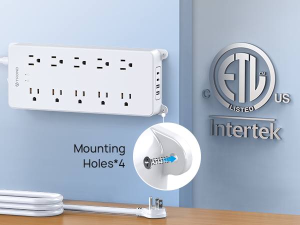 power strip wall mount