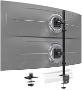 STANDOPIA Heavy-Duty Dual Vertical Monitor Arm with 32.2
