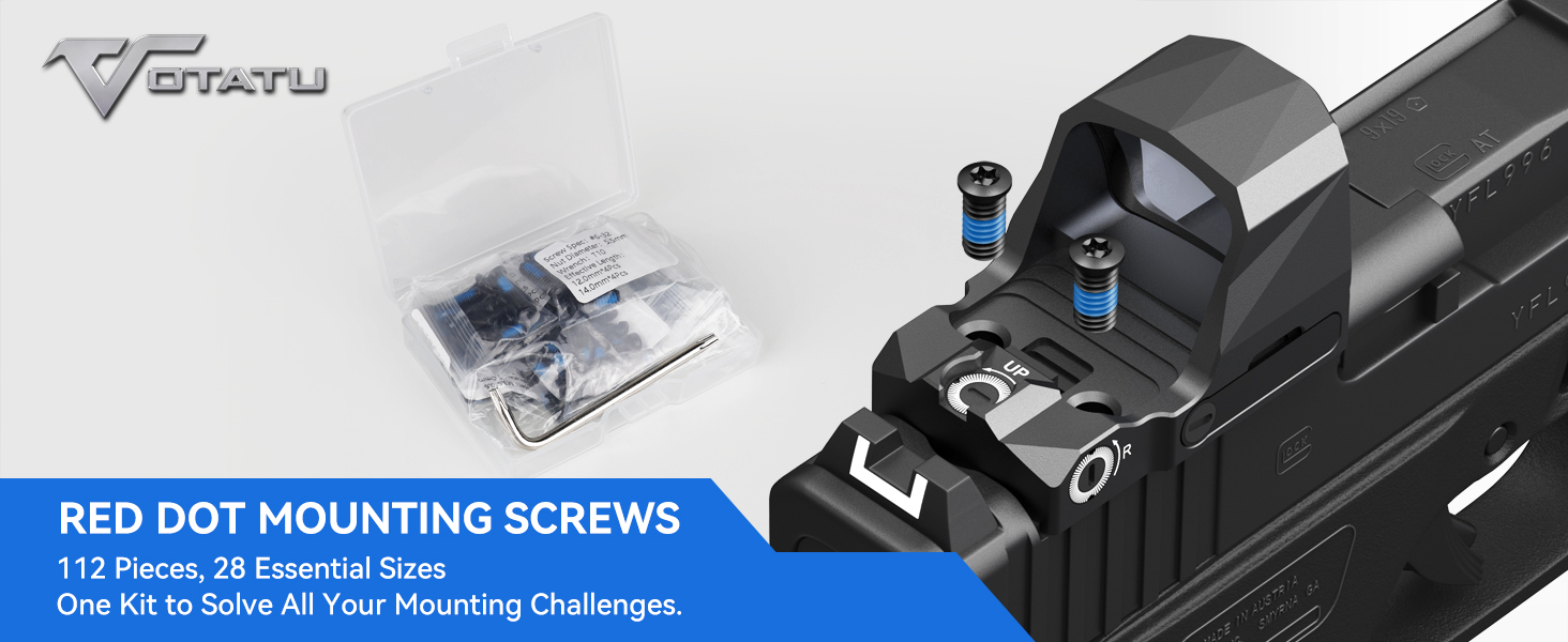 red dot mounting screws