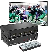 MT-VIKI Video Wall Controller 2x2, Support 4K 30Hz HDMI Output and Input for 4 TV Splicing Displa...