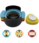 KWBLWF Deviled Egg Maker – 3-in-1 Egg Slicer and Piercer Combo Tool with Stainless Steel Blades f...