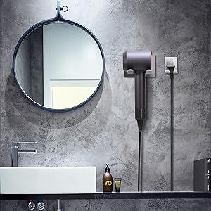 Hair Dryer Holder Wall Mounted Self Adhesive