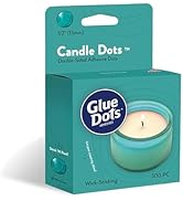 Glue Dots, Candle Dots, Double-Sided, Permanent, 1/2