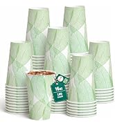 Biotakeware 16oz 180 Count Compostable Paper Cups, BPI Certified Plant-Based Biodegradable Dispos...