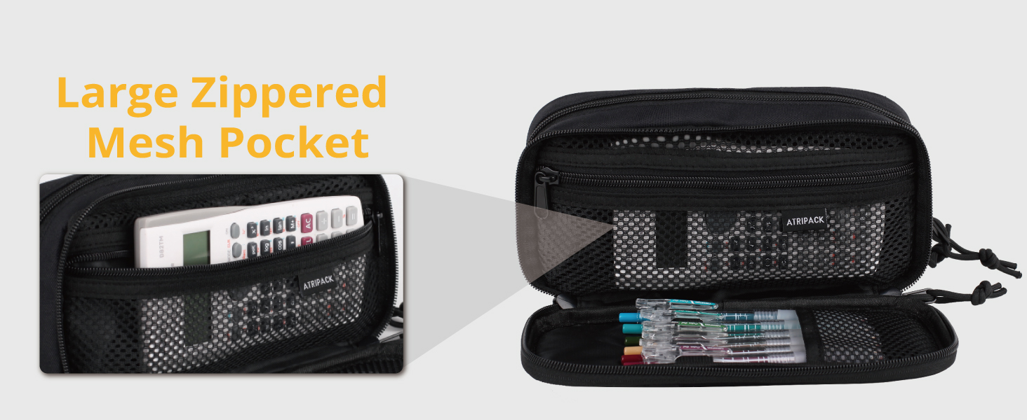 Tactical Pencil Case for Boy,Large Capacity Pencil Pouch,Marker Organizer Case Pen Box