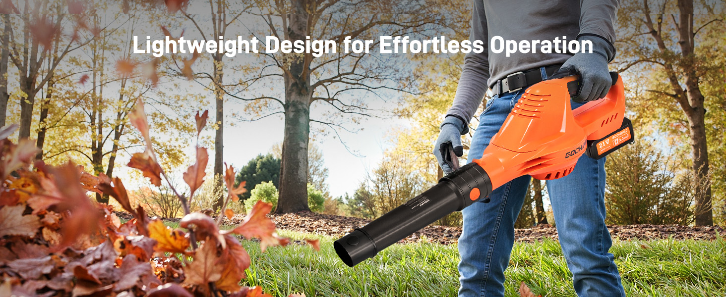 Lightweight Design for Effortless Operation
