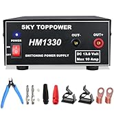 13.8V DC Power Supply,Compact 13.8 Volt Power Supply 30a for Ham Radio,Regulated Home Lab Bench A...