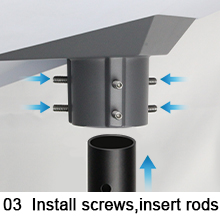 Starlink Gen 3 Pipe Adapter, Pole Mount Adapter Mounting Kit