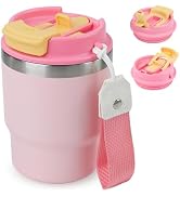 12oz Coffee Tumbler, Stainless Steel Vacuum Travel Coffee Mug, Leak Proof Double Wall Coffee Mug ...