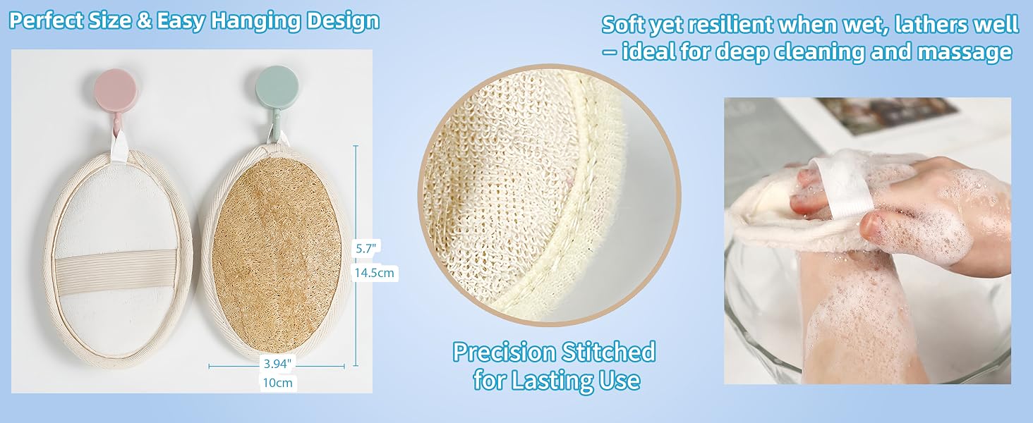perfect size & easy hanging design