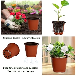 indoor plant pot plastic flower pots cute plant pots succulent pots with drainage