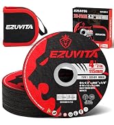 20-Pack 4-1/2" Ultra Thin Cut Off Wheels, 7/8" Arbor Fast Cutting Discs for Angle Grinder, Steel ...