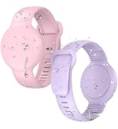 for AirTag Bracelet for Kids,Waterproof Air Tag Watch Bracelet, AirTag Holder Silicone Air Taghol...