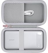 khanka Travel Case for Anker Power Bank, 20,000mAh Portable Charger,Case Only (White)