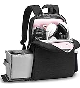 CADeN Camera Backpack Bag with 14" Laptop Compartment Waterproof, DSLR/SLR Mirrorless Camera Case...