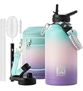 DYSANKY Insulated Water Bottle 64oz- Multiple Insulation Vacuum Sealed Thermos- Portable Sports H...