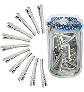 90Pcs Alligator Hair Clips for Hair Bows,(4.5cm/1.77") Bow Clips Bulk, Gator Metal Clip, Hairdres...
