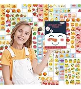 85 Sheets Scratch and Sniff Stickers,HORIECHALY 17 Kinds of scents as Rewards, Christmas Gifts, D...