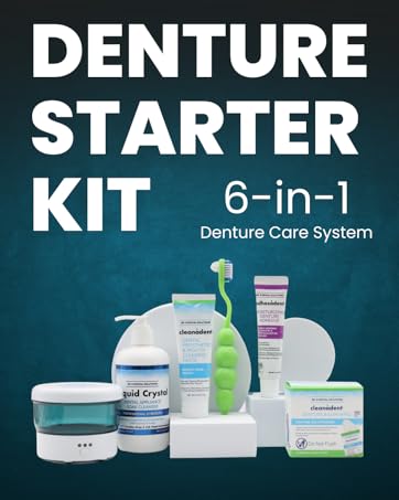 text on blue background with products below