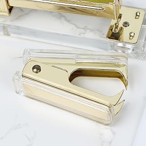 yellow gold stapler
