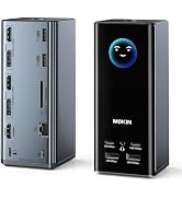 USB C Docking Station 3 Monitors 3 HDMI 2DP, USB C Dock Multi Display with USB A&C 3.1, USB A&C 3...