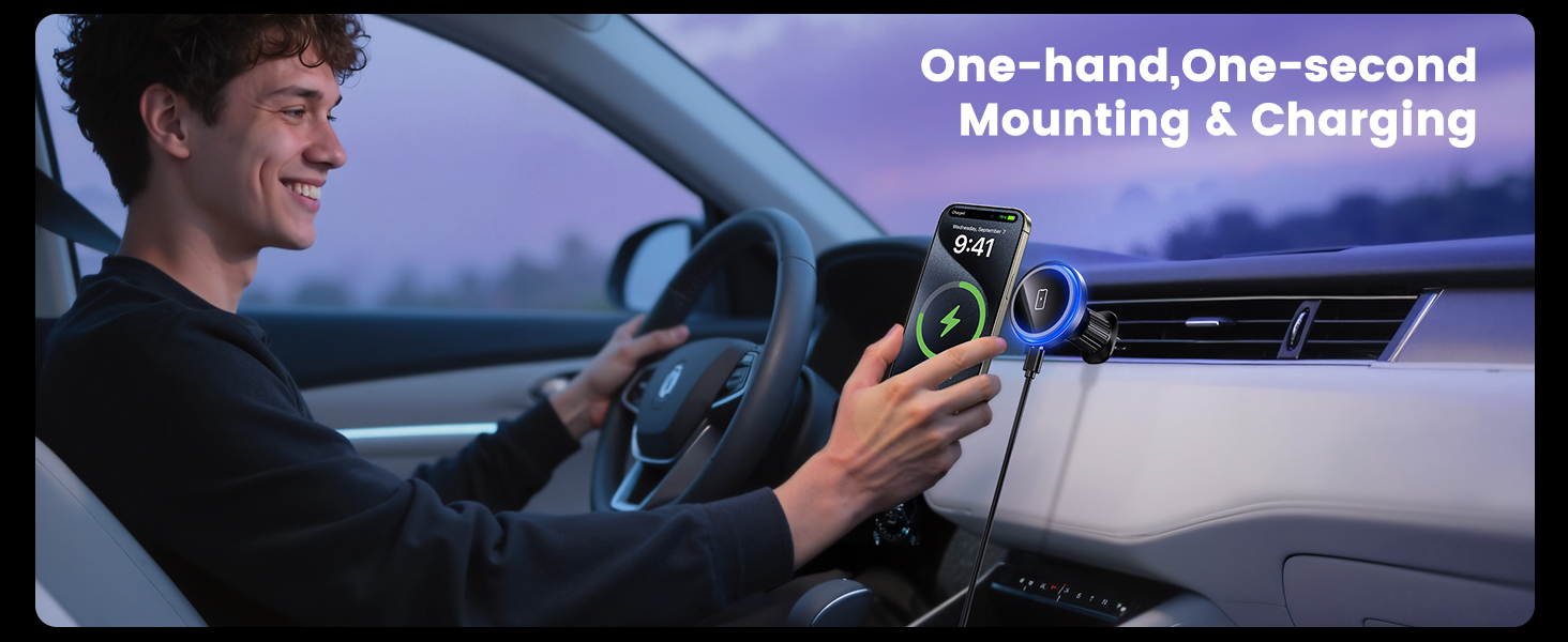 magsafe charger car mount