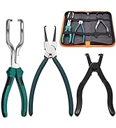 Ruibapa 3PCS Fuel Line Pliers Kit Includes Fuel Filter Calipers Tool 80 Degree Disconnect Pliers ...