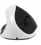 Wireless Mouse Left Handed Ergonomic Vertical Mouse, Ergo Carpal Tunnel Silent High Presion Porta...