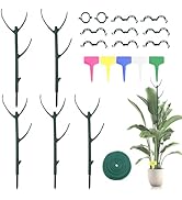 21PCS Stackable Monstera Plant Support Stakes for Indoor & Outdoor Plants, Includes Clips, Tags, ...