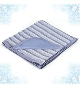 Cooling Blanket with Double Sided Cold Effect, Queen Size Lightweight Breathable Summer Large Big...