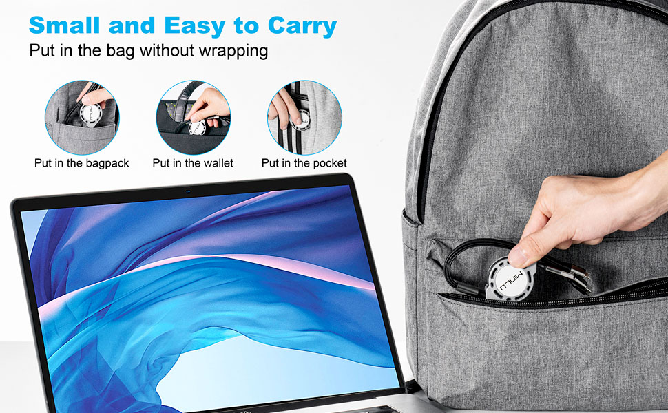 3 in 1 Retractable Multi Charging Cable