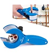 WISSCOOL Ratcheting Tubing Cutter, Tube Cutter 5/16" to 1-1/8", 2 in 1 Close Quarters Tube Compac...