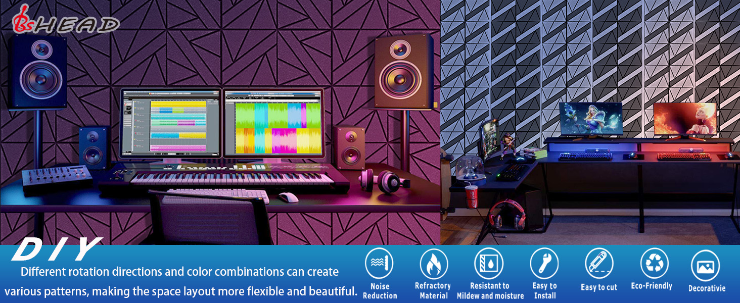 ound Proof Foam Panels for Walls