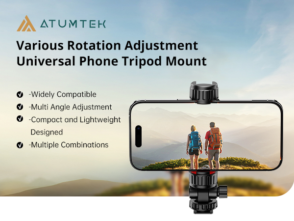 ATUMTEK Phone Tripod Mount