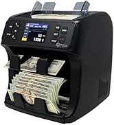 DETECK DETECK DT800 Bank Grade Mixed Denomination Money Counter with Reject Pocket, Multi Currenc...