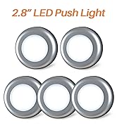 Tap lights, Push Lights, Touch Lights, Puck Lights, 4 LED Closet Lights, Night Lights, STAR-SPANGLED