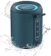 Portable Bluetooth Speaker, IP67 Waterproof & Dustproof Wireless Speaker with Lights, 15W Loud St...