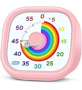 HIPPIH Visual Timer for Kids - 60 Minute Pomodoro Timers for Classroom Kitchen Office, Countdown ...