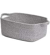 CHICVITA Storage Basket for Gifting, Small Woven Basket for Towels, Cute Basket for Baby, Nursery...