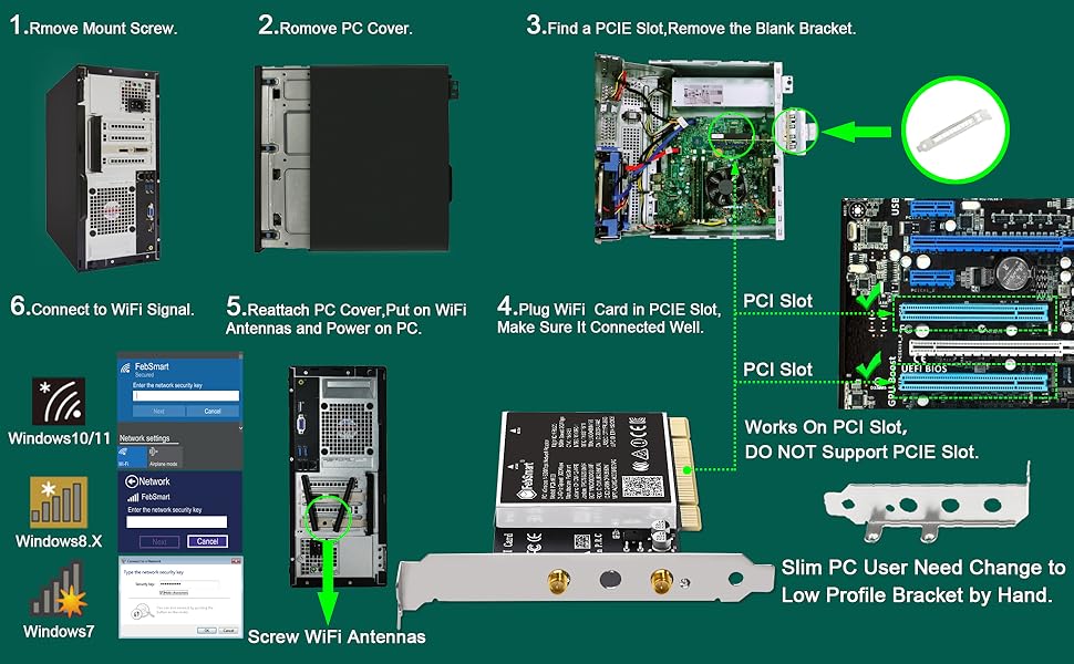pci wifi card pcie wifi card