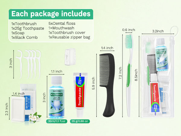 Disposable Toothbrushes set