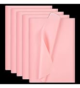 Phinus 140 Sheets Pink Tissue Paper, 14 x 20 Inches Tissue Paper Bulk, Wrapping Tissue Papers for...